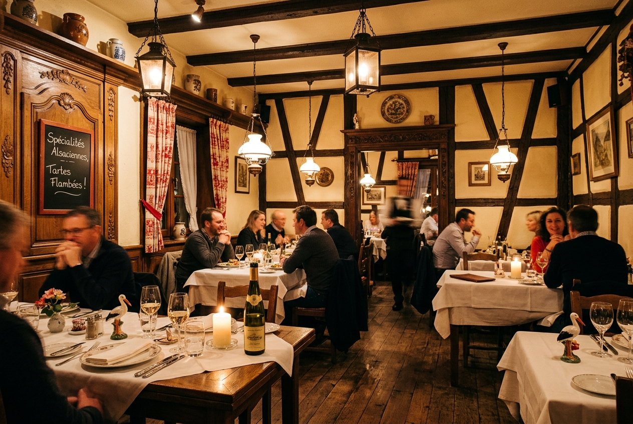 Hotel-restaurant Le brochet, Barr, convivial